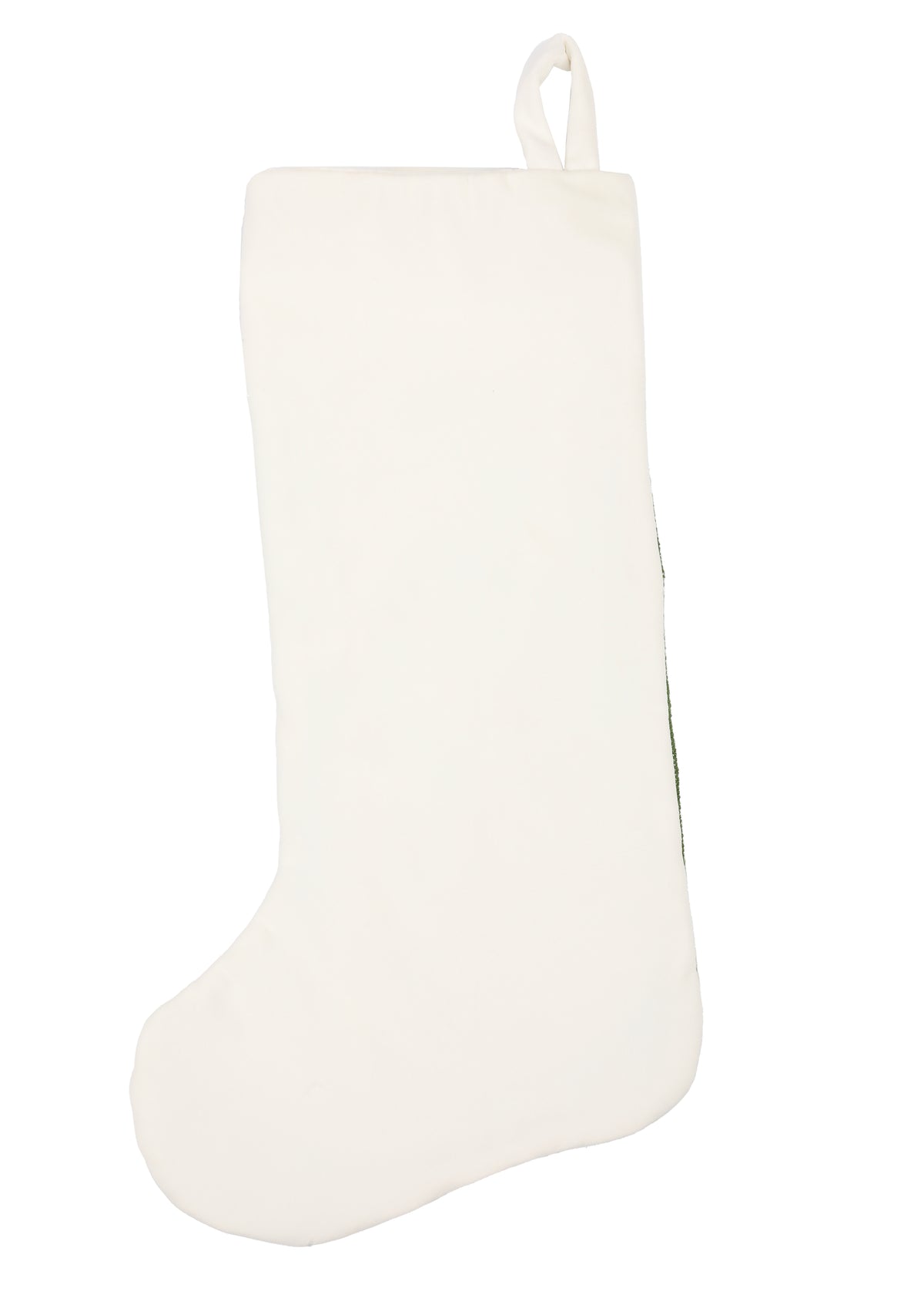 Velvet Cuff Angel Stocking