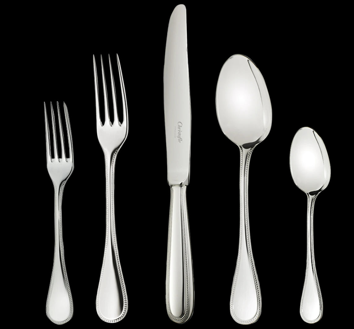 Perles 2 Stainless Steel Individual Place Setting, Set of 5