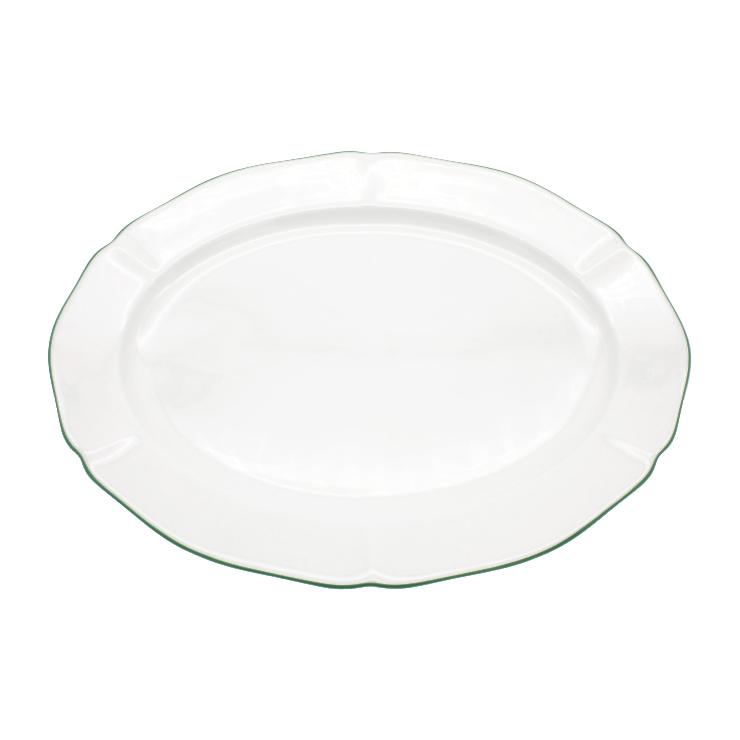 Amelie Forest Green 14" Oval Platter