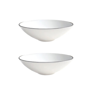 Alex Platinum Set of 2, 8" Soup / Pasta Bowl