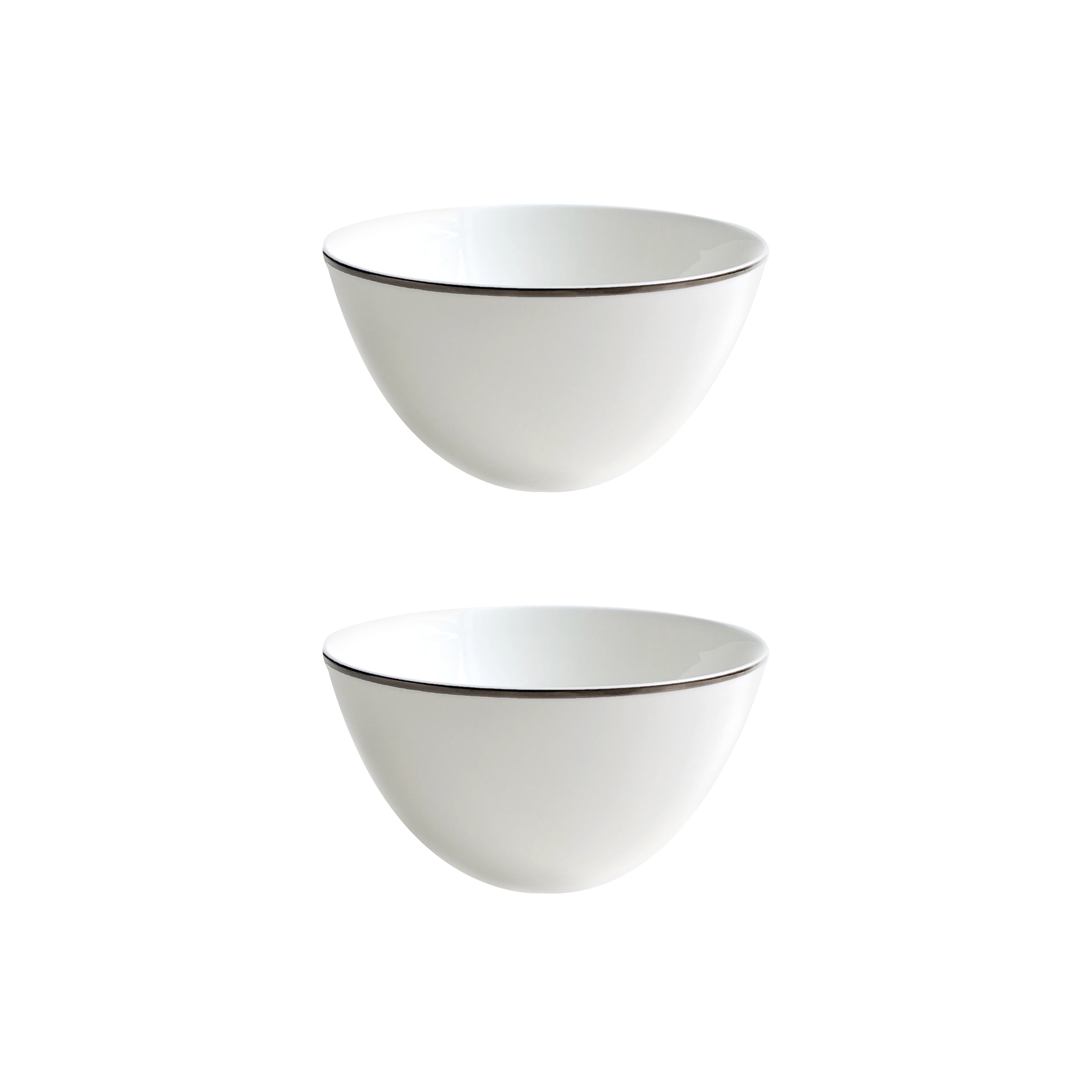 Alex Platinum Set of 2, 6" Cereal Bowl