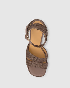 Fresa in Taupe Raffia