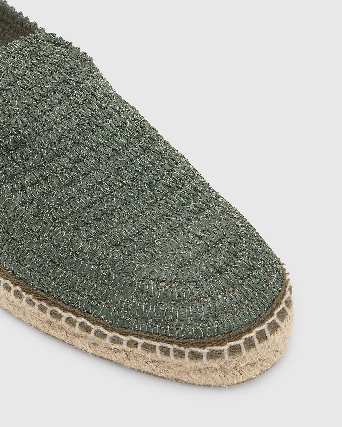 Men’s Moccasin Joaquin in Khaki Raffia