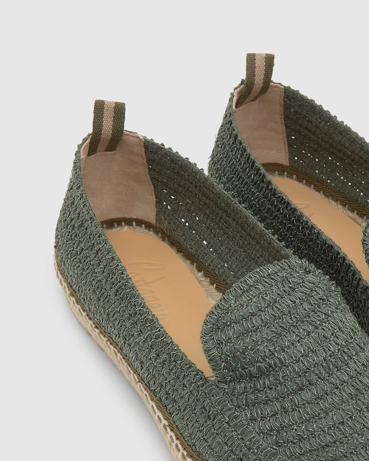 Men’s Moccasin Joaquin in Khaki Raffia