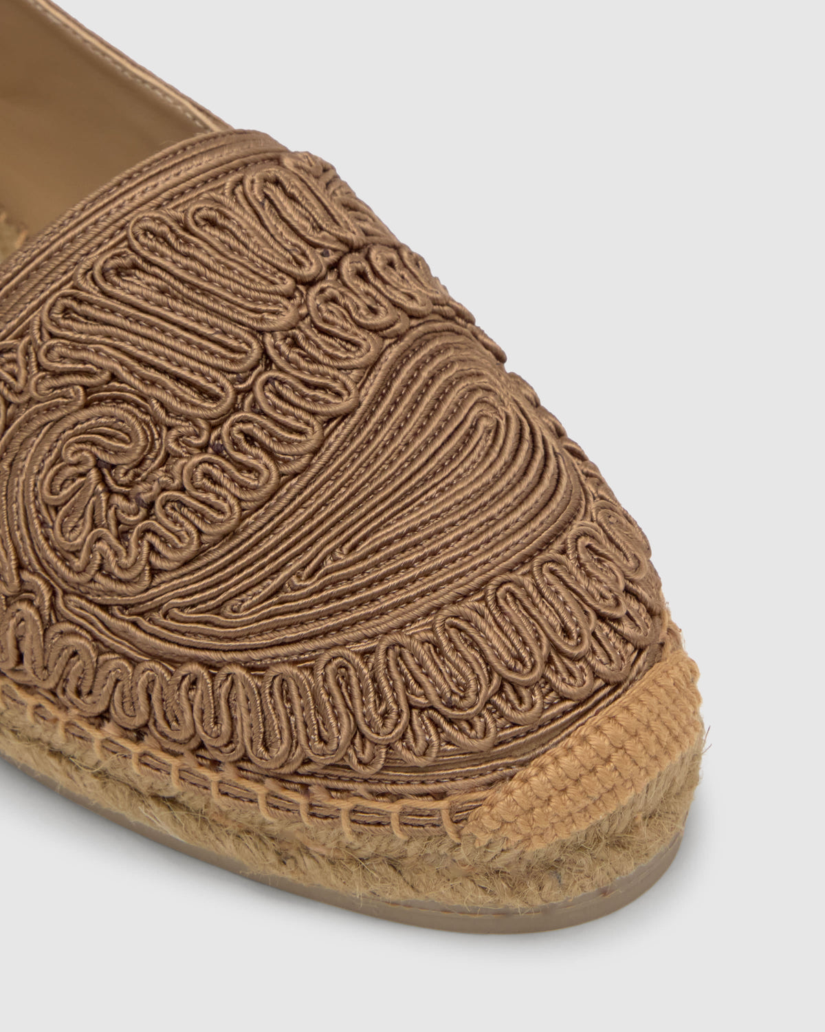 Kenda Paisley Etro in Taupe Cotton