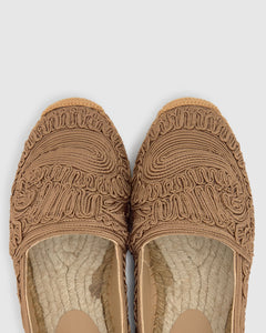 Kenda Paisley Etro in Taupe Cotton