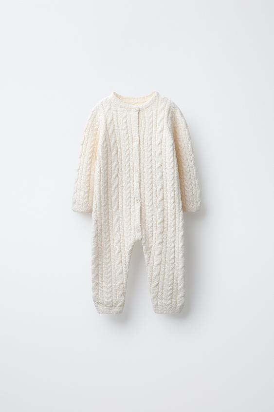 CABLE KNIT JUMPSUIT (1-3M)