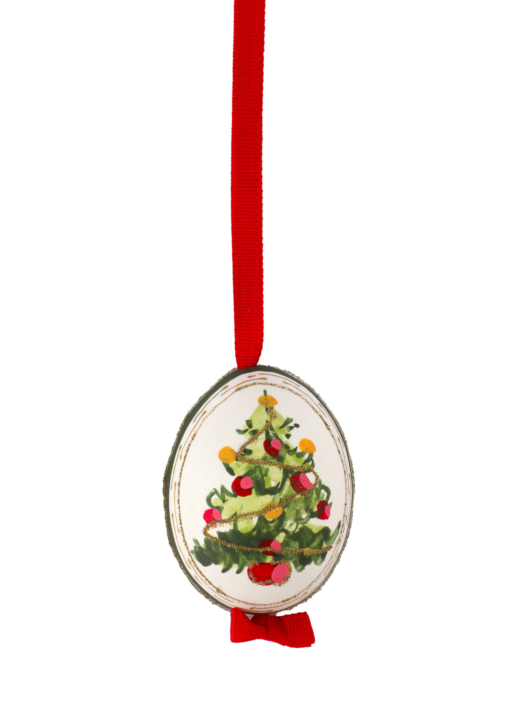 Hand-Painted Christmas Eggs, Mixed Set of 10