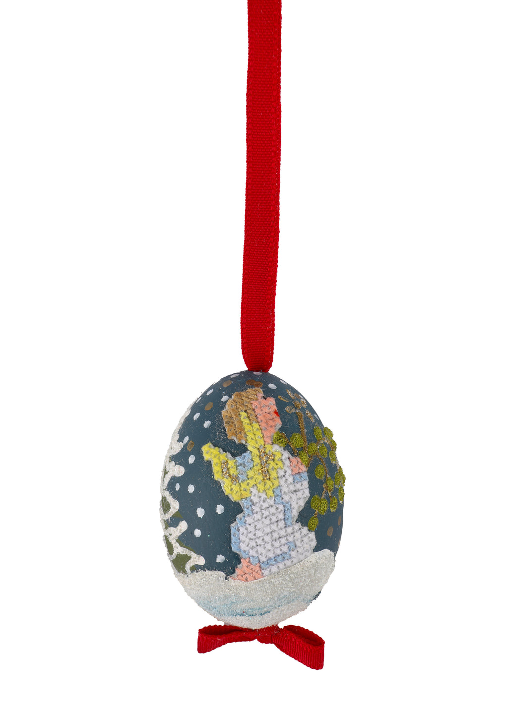 Hand-Painted Christmas Eggs, Mixed Set of 10
