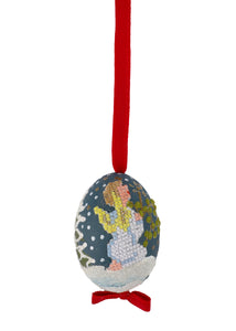 Hand-Painted Christmas Eggs, Mixed Set of 10