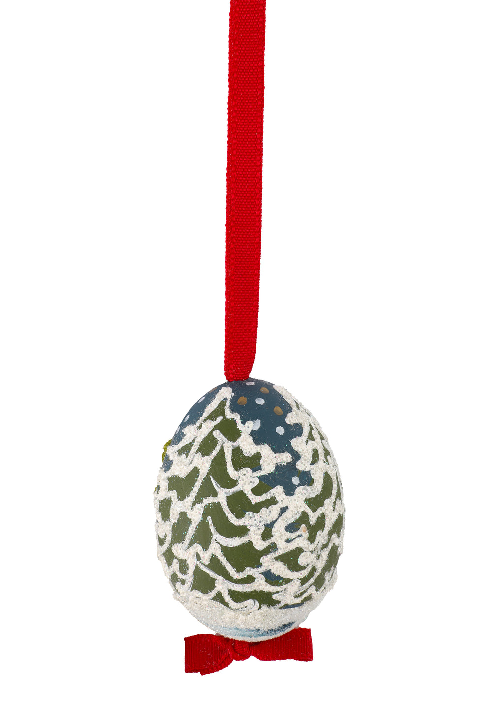 Hand-Painted Christmas Eggs, Mixed Set of 10
