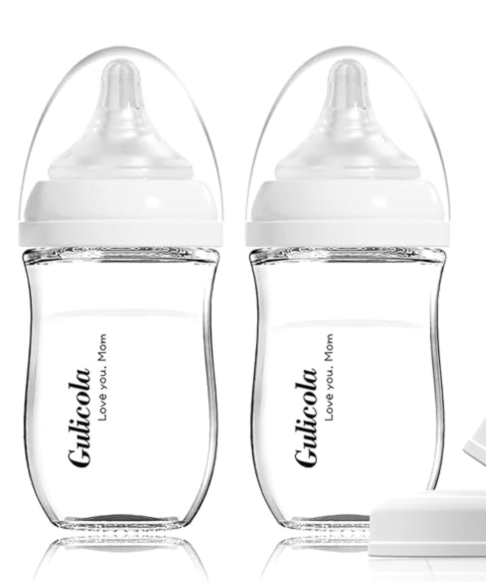 5oz - Gulicola Natural Glass Baby Bottle