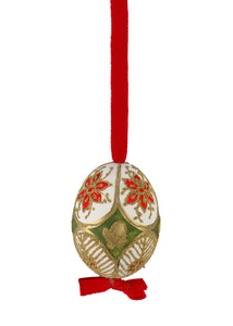 Hand-Painted Christmas Eggs, Mixed Set of 10