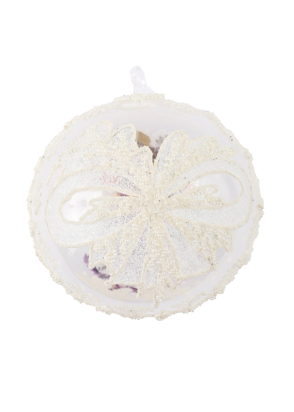 Gold & Amethyst Angel Ornament