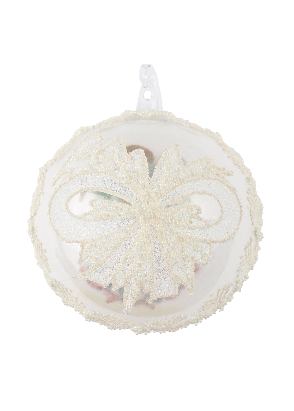 Garnet & Holly Angel Ornament