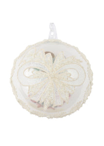 Garnet & Holly Angel Ornament