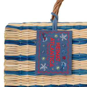 "The Grand Tour Collection" Beach Basket in Sky