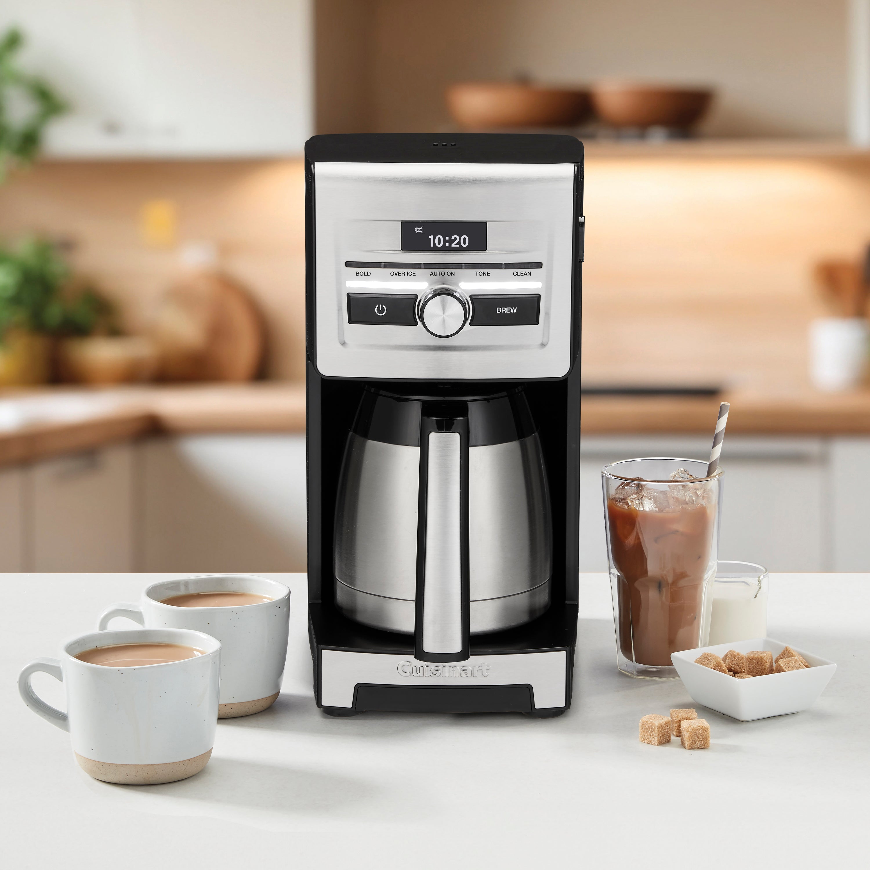 Personal Brew 10-Cup Thermal Coffee Maker in Black and Stainless