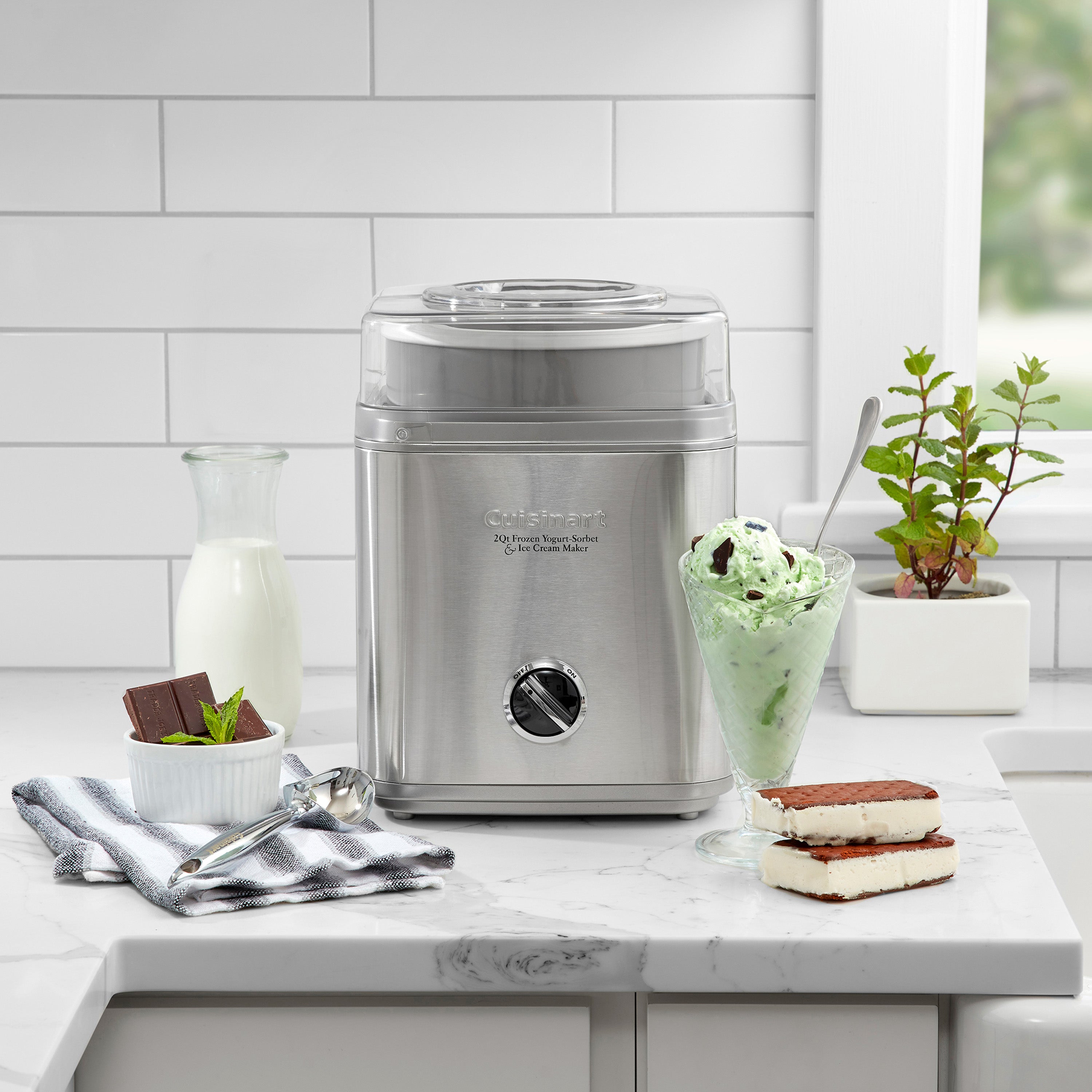 Pure Indulgence® 2-Quart Frozen Yogurt, Sorbet & Ice Cream Maker
