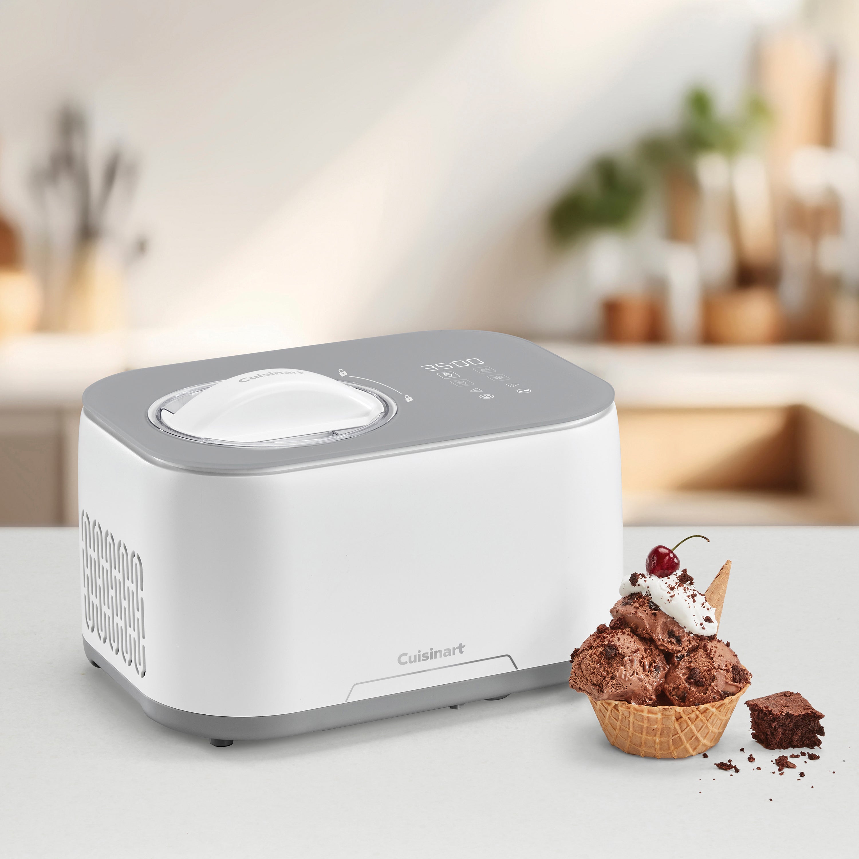 Freeze Ease 1-Quart Ice Cream Maker in White and Gray