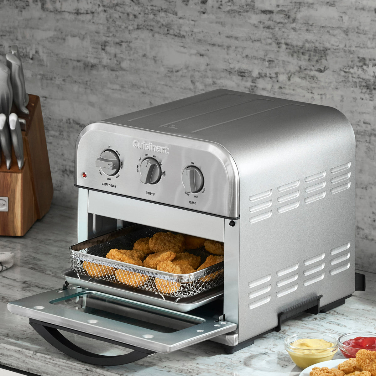 Compact AirFryer Toaster Oven