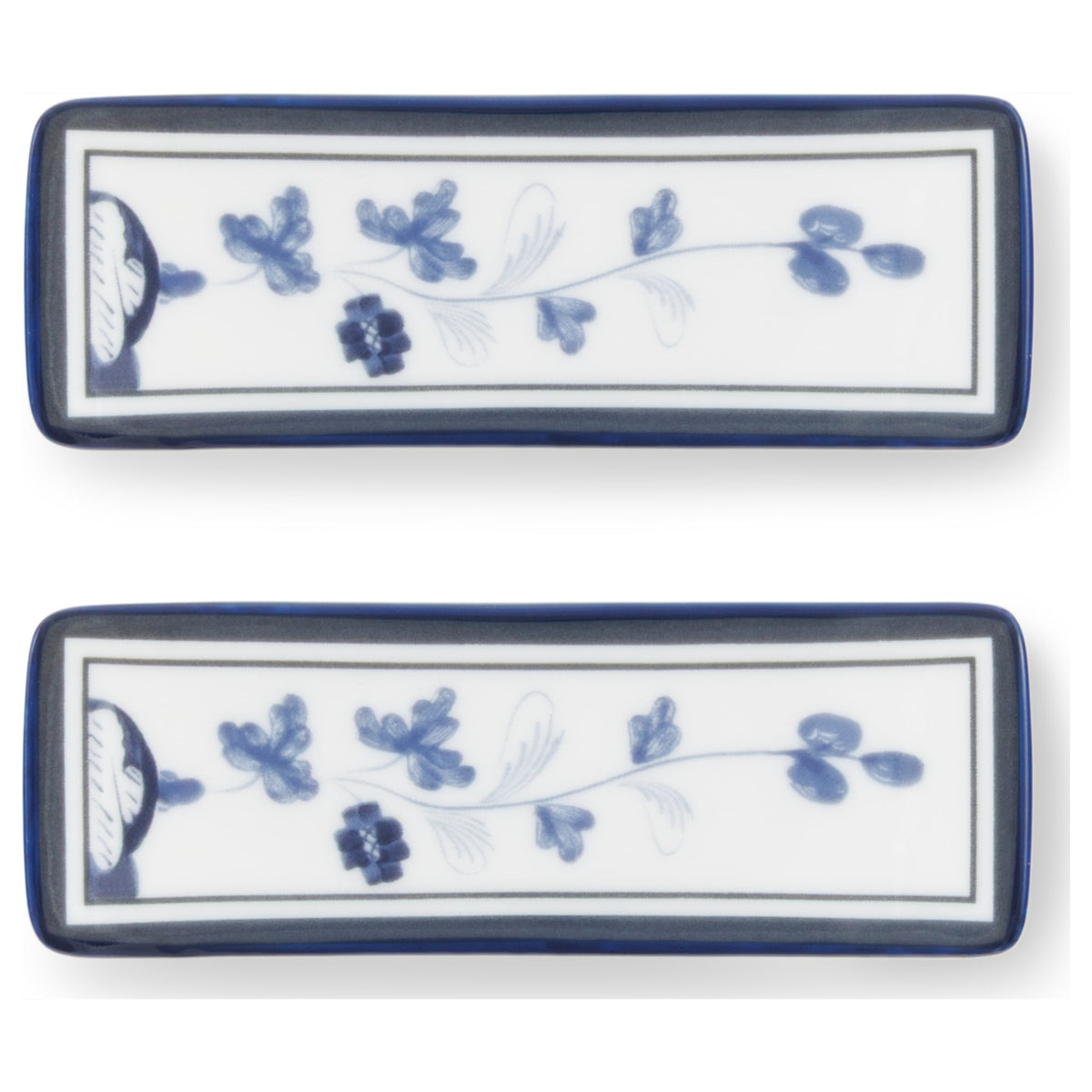 Oriente Italiano Chopstick Holder in Indaco, Set of 2