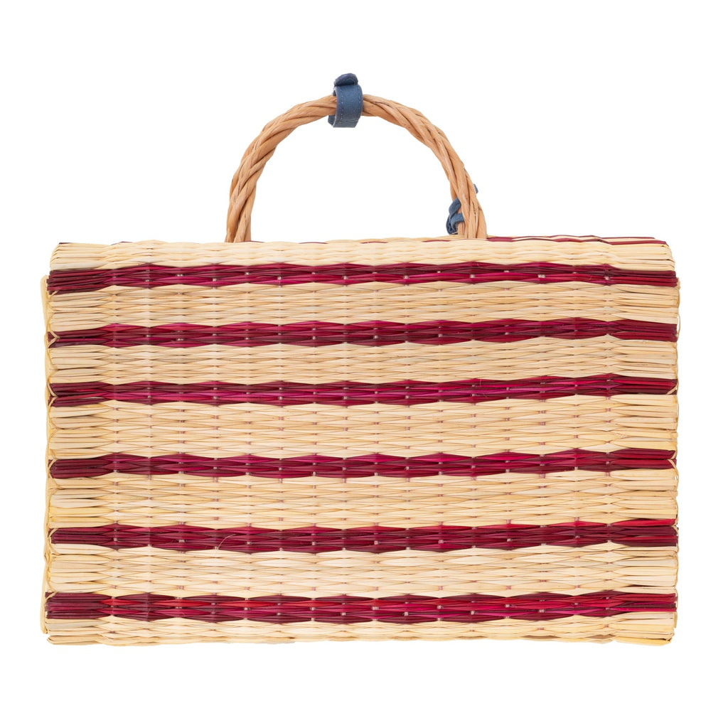 "The Grand Tour Collection" Beach Basket in Red