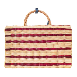 "The Grand Tour Collection" Beach Basket in Red