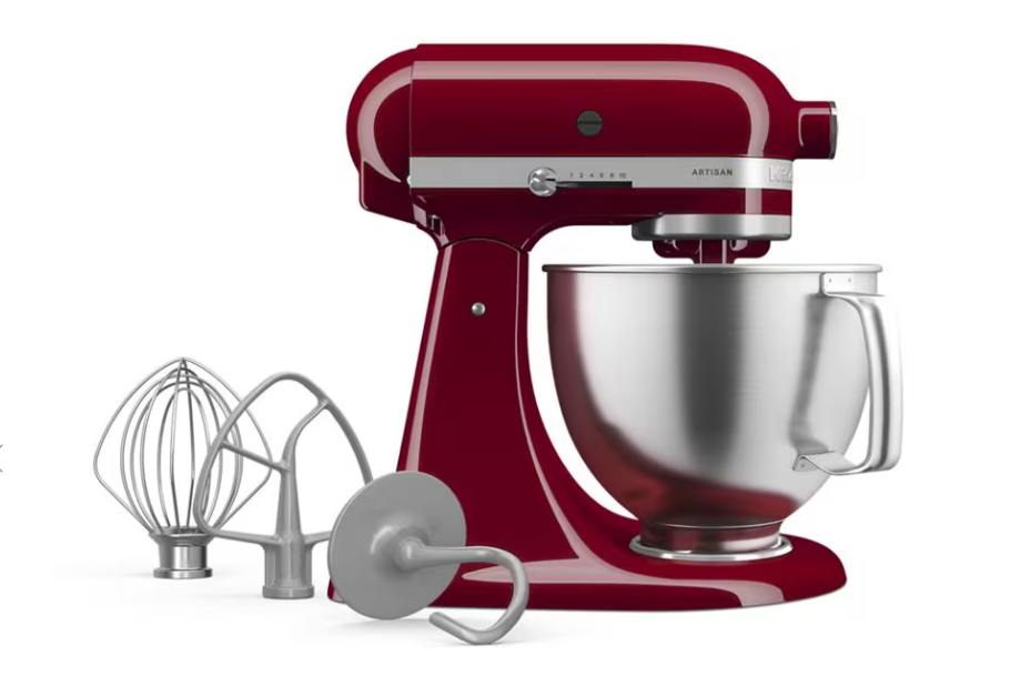 Artisan® Series 5 Quart Tilt-Head Stand Mixer with Premium Touchpoints - Empire Red