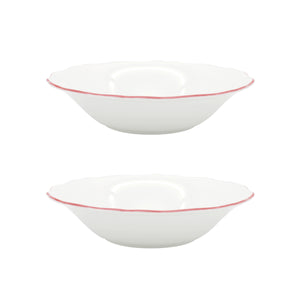 Amelie Roseate Set of 2, Soup / Pasta Bowl