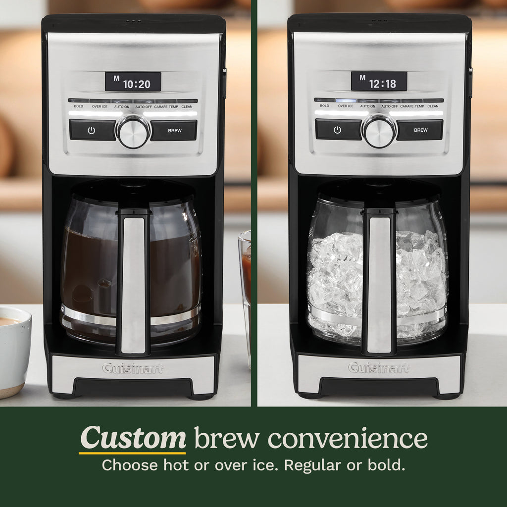 Personal Brew 12-Cup Coffee Maker in Black and Stainless
