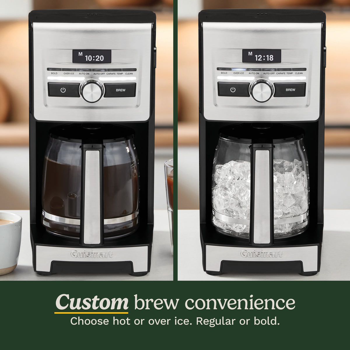 Personal Brew 12-Cup Coffee Maker in Black and Stainless