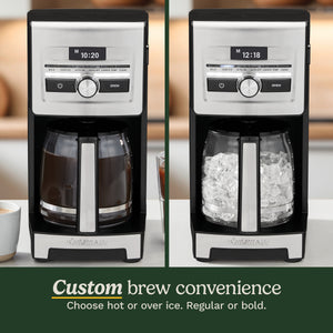Personal Brew 12-Cup Coffee Maker in Black and Stainless
