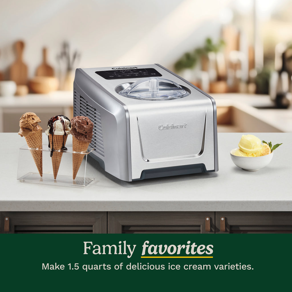 Freeze Ease 1.5-Quart Pro Ice Cream Maker in Stainless Steel and Multicolored