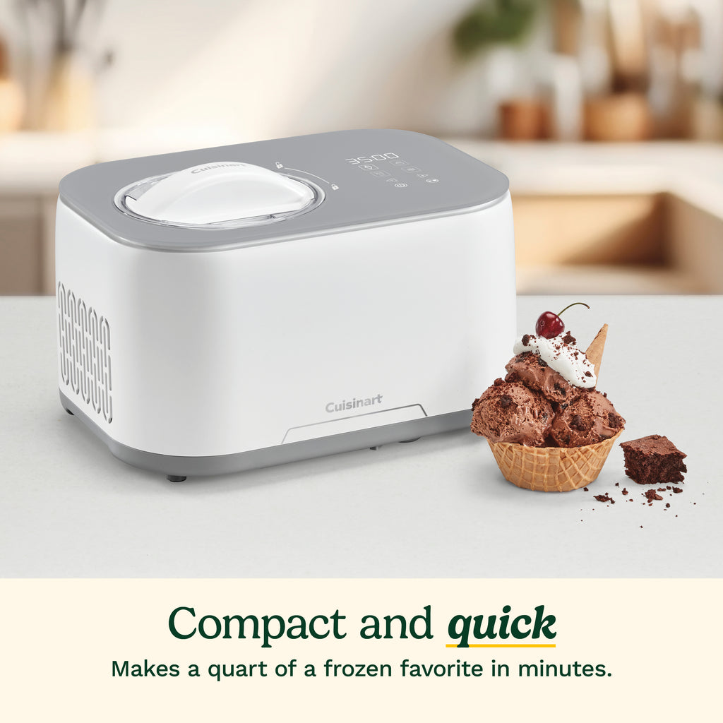 Freeze Ease 1-Quart Ice Cream Maker in White and Gray