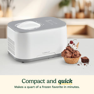 Freeze Ease 1-Quart Ice Cream Maker in White and Gray