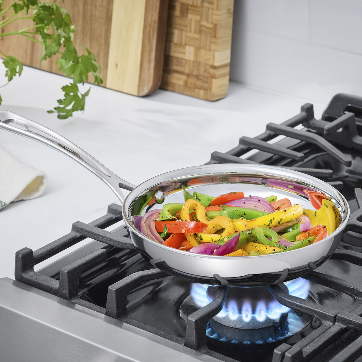 PureClad® Triple-Ply 8" Stainless Steel Skillet in Stainless Steel