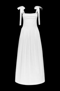 Elsa Maxi Dress White - MURLONG CRES