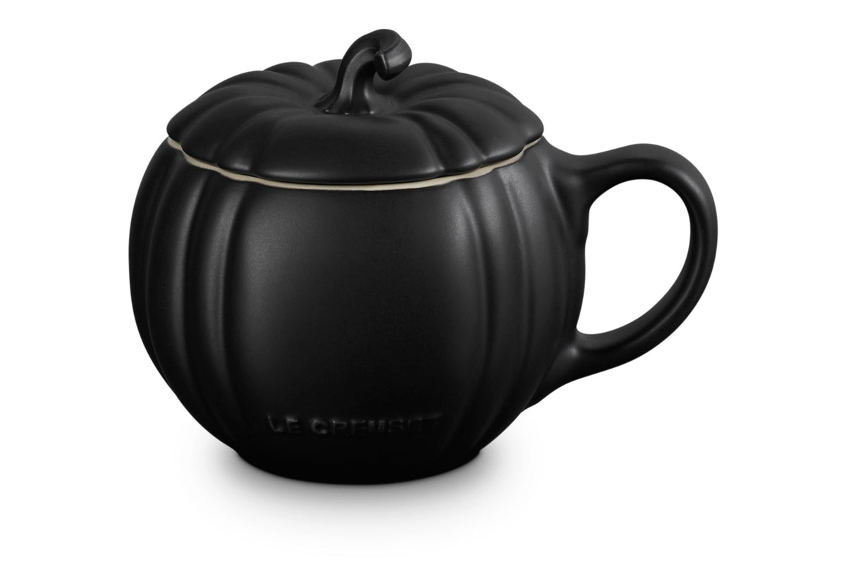 Le Creuset Pumpkin Mug in Licorice