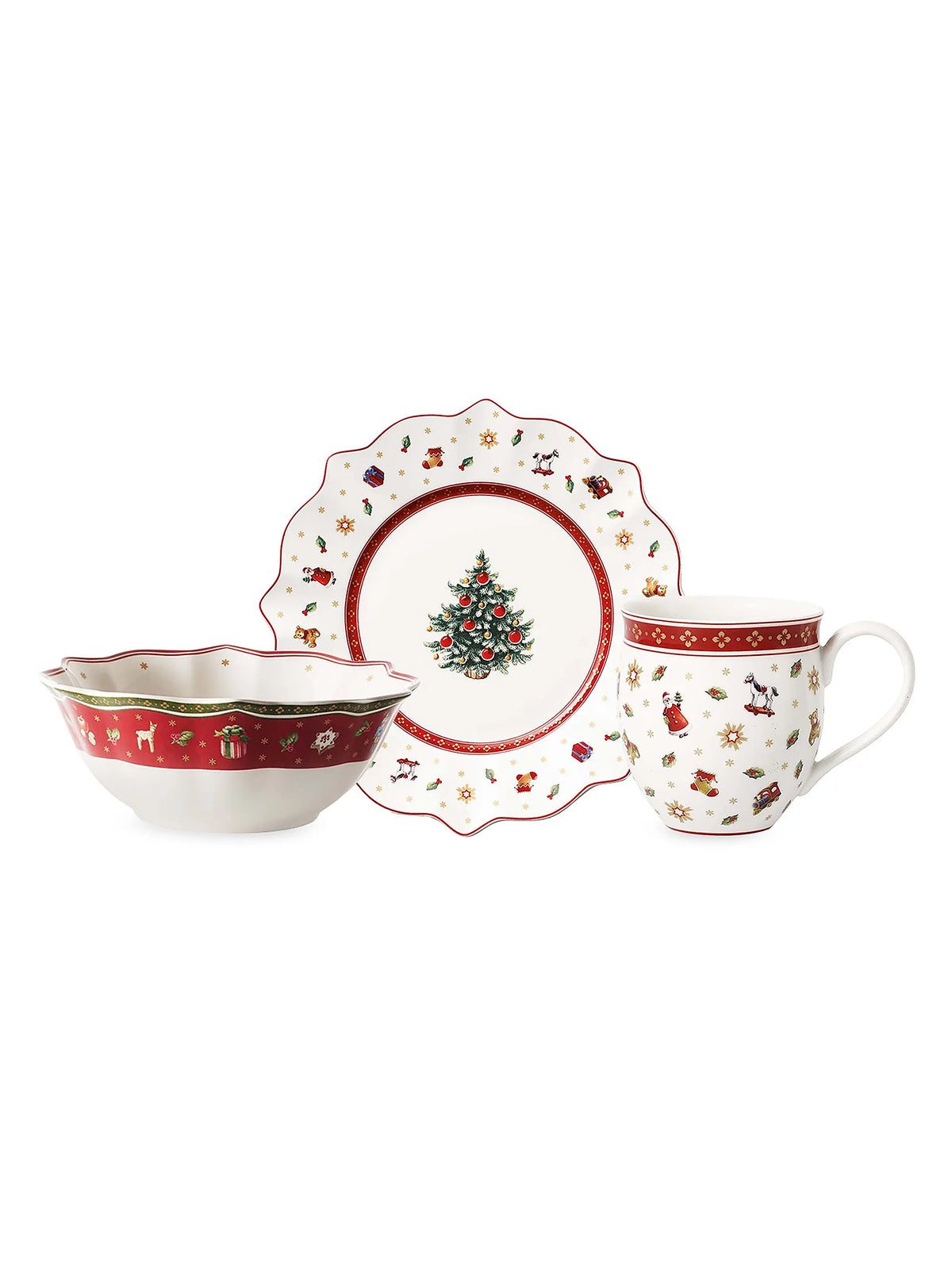 Toys Delight Breakfast for 2 White in Multi, Set of 6
