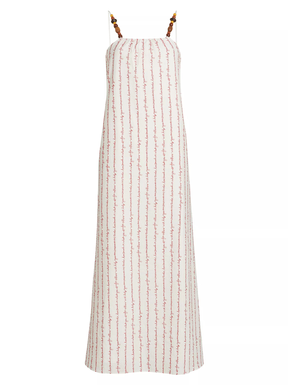 Grikos Stripe Dress in White