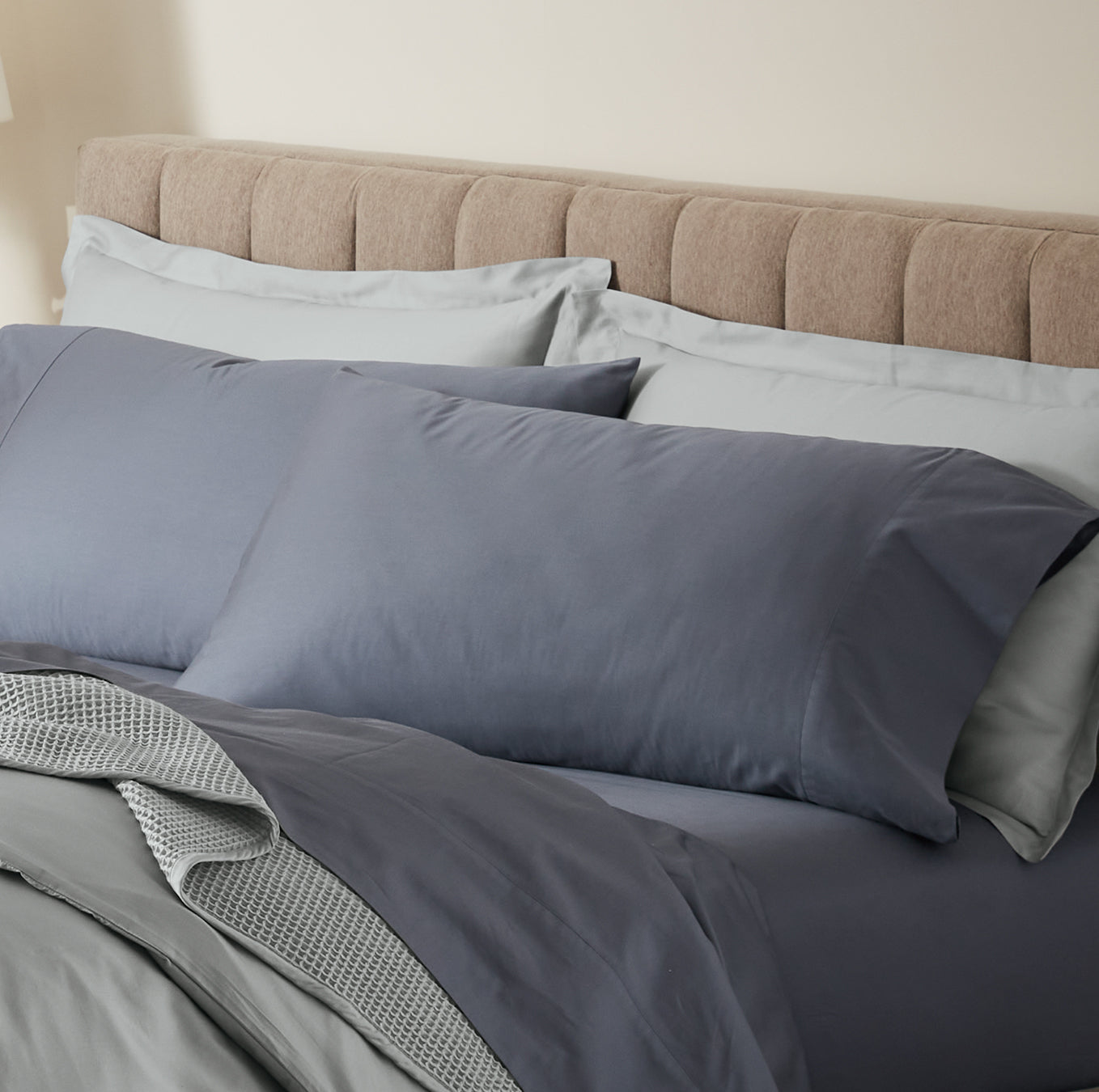 Signature Hemmed Pillowcase Set in Mineral