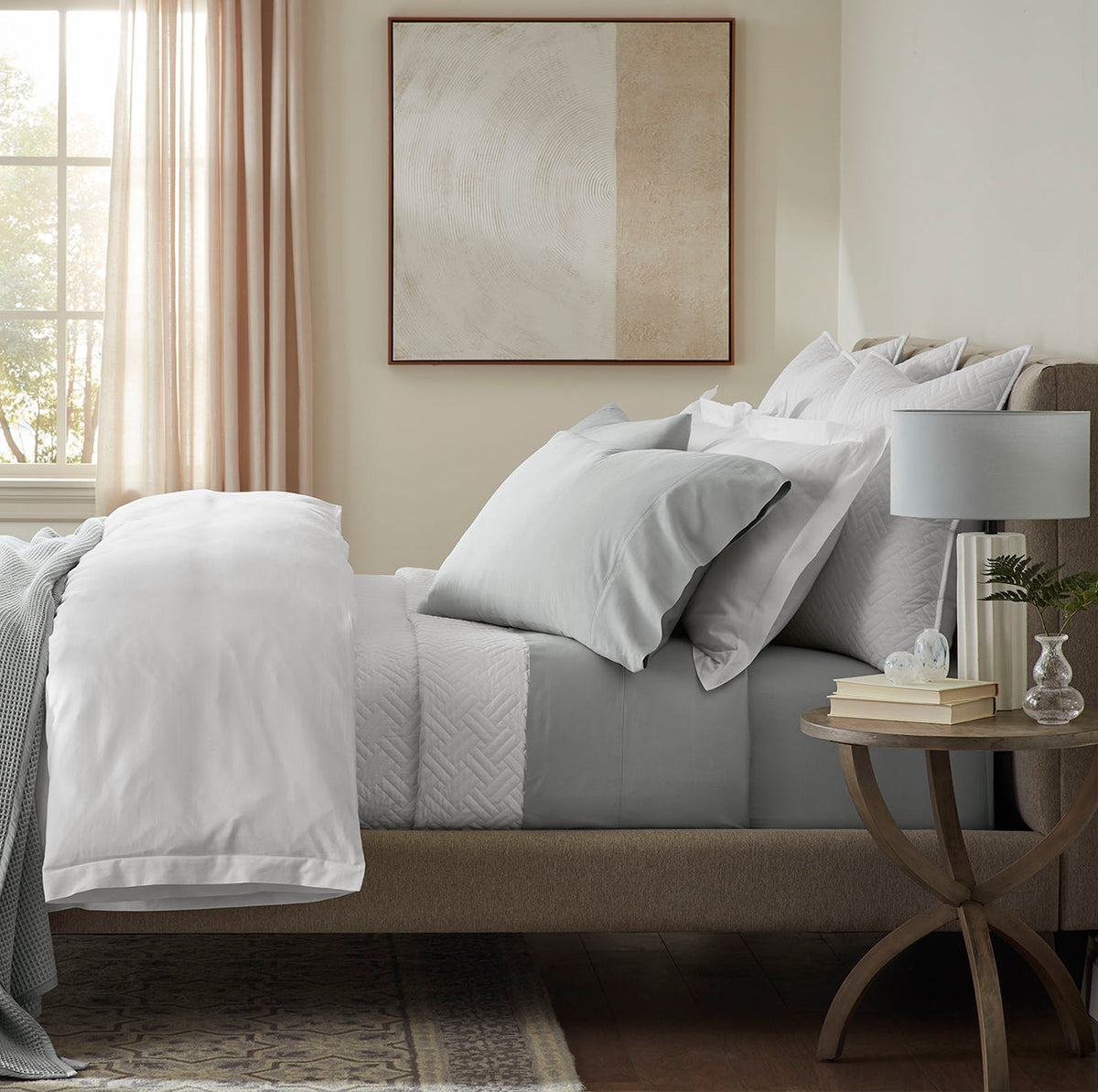 Signature Hemmed Sheet Set in Shore