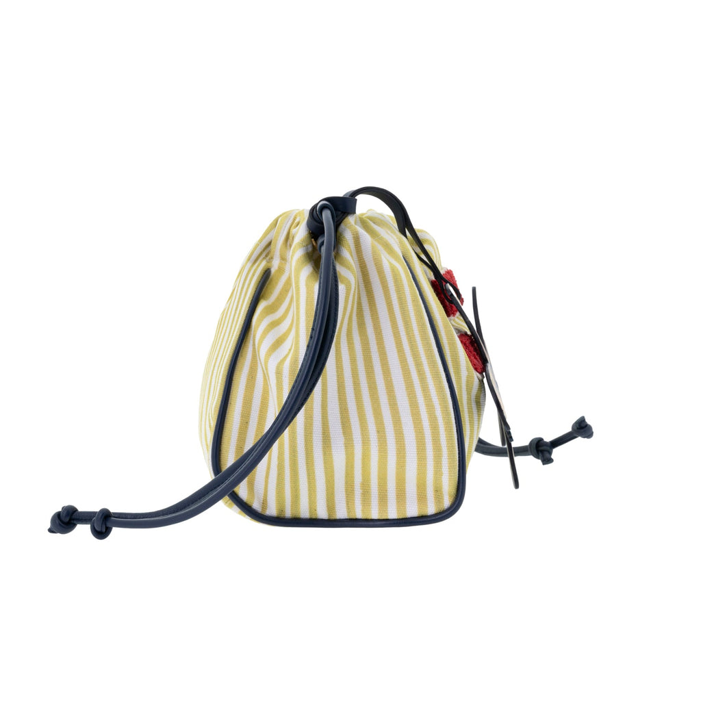 "The Grand Tour Collection" Pouch in Hand Painted Lime