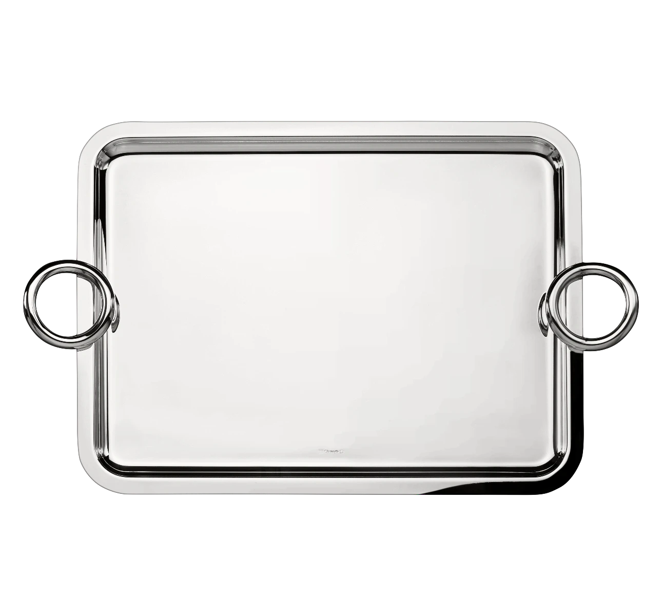 Vertigo Silver-plated Extra Large Tray with Handles
