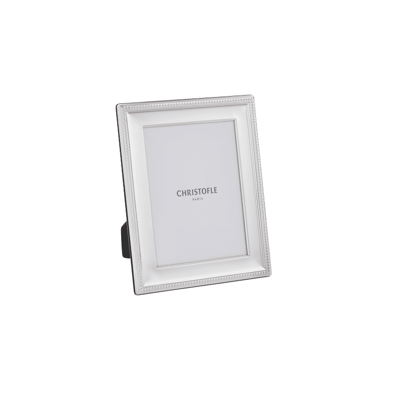 Silver-Plated Picture Frame 5 x 7 in Perles