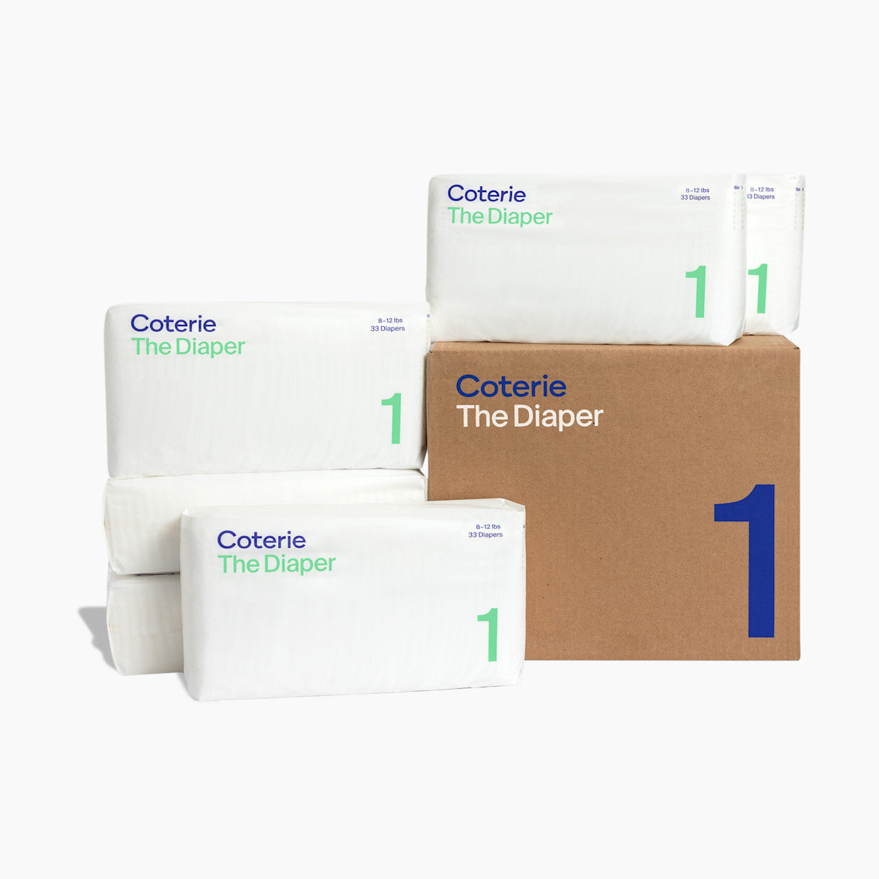 CoterieUltra Soft Diapers, Monthly Supply