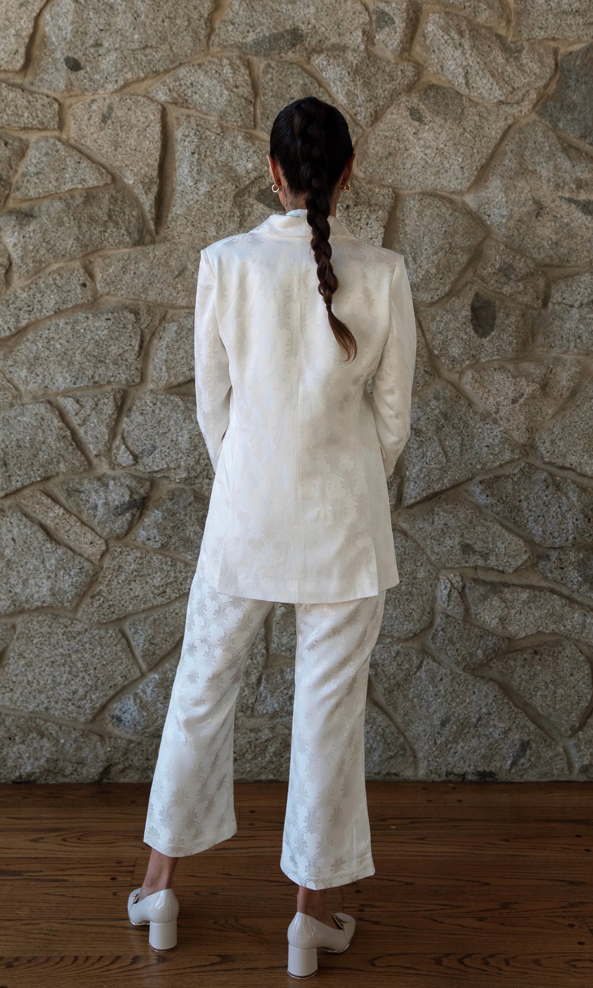 Loewe Brocade Ivory Bridal Suit