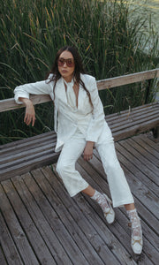 Loewe Brocade Ivory Bridal Suit