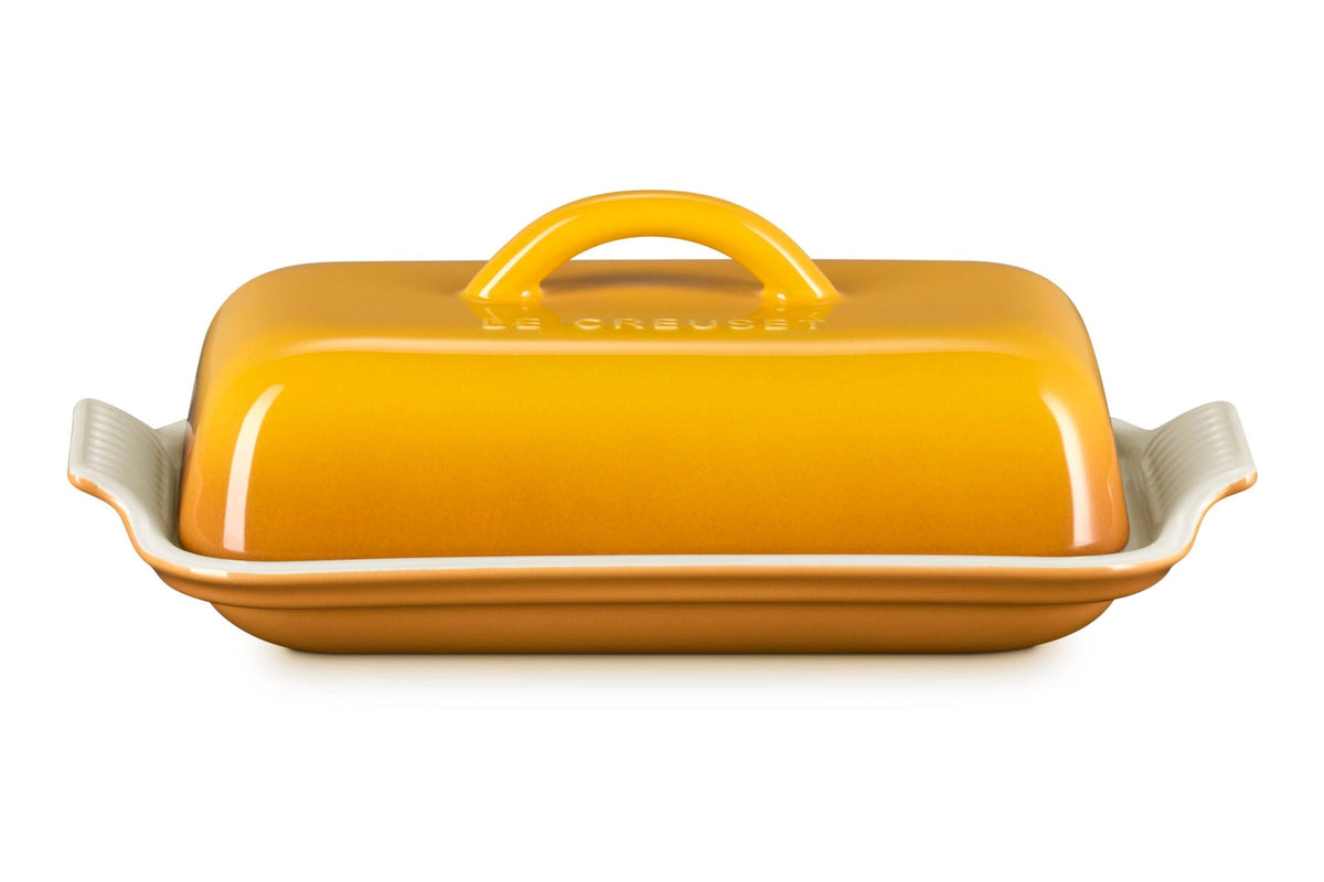 Le Creuset Heritage Butter Dish in Nectar